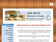 Tablet Screenshot of candimartin-miniaturas.com